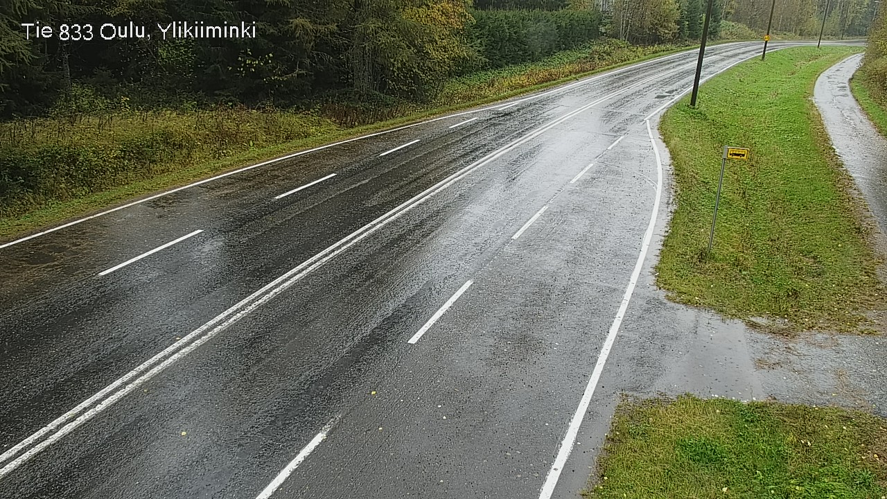 Weather Camera Image Road  833 Oulu, Vesala, Oulu, Pohjois-Pohjanmaa