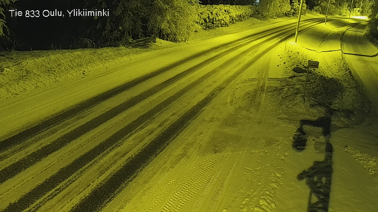 Kelikamerat Kuva Tie 833 Oulu, Vesala, Oulu, Pohjois-Pohjanmaa