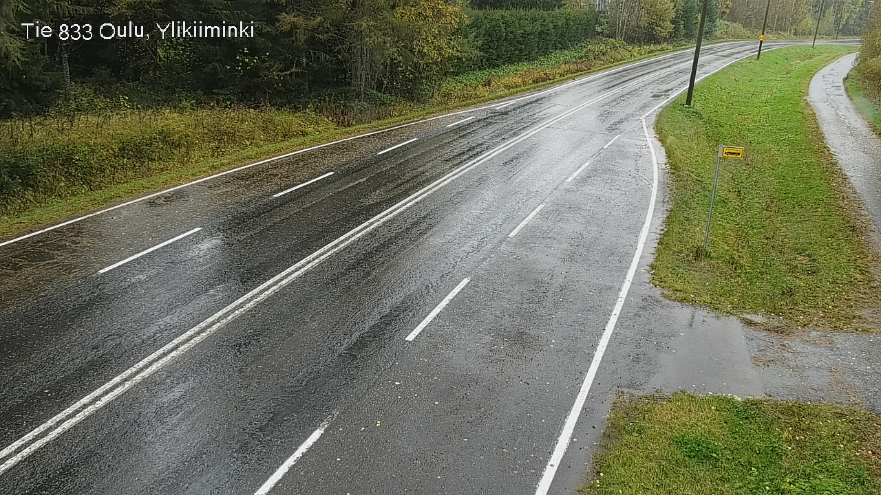 Weather Camera Image Väg  833 Oulu, Vesala, Oulu, Pohjois-Pohjanmaa