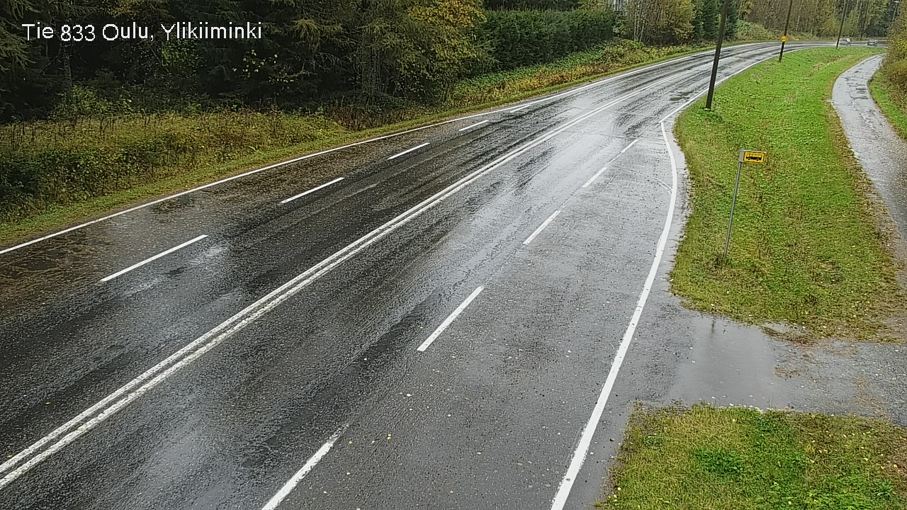 Weather Camera Image Väg  833 Oulu, Vesala, Oulu, Pohjois-Pohjanmaa