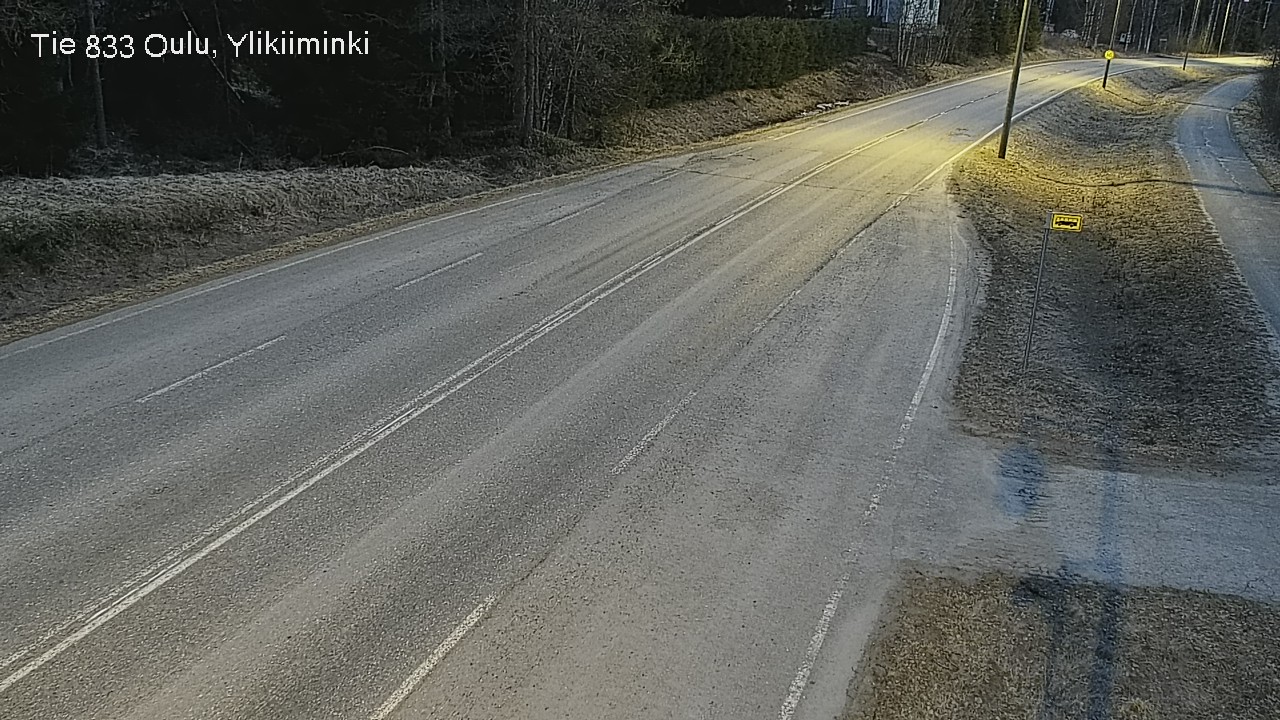 Kelikamerat Kuva Tie 833 Oulu, Vesala, Oulu, Pohjois-Pohjanmaa
