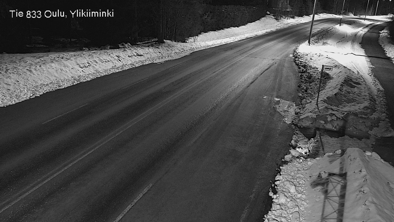 Kelikamerat Kuva Tie 833 Oulu, Vesala, Oulu, Pohjois-Pohjanmaa