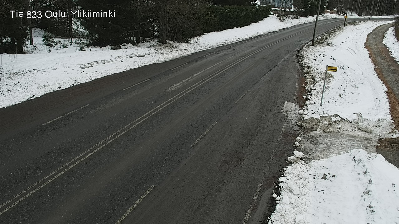Weather Camera Image Road  833 Oulu, Vesala, Oulu, Pohjois-Pohjanmaa