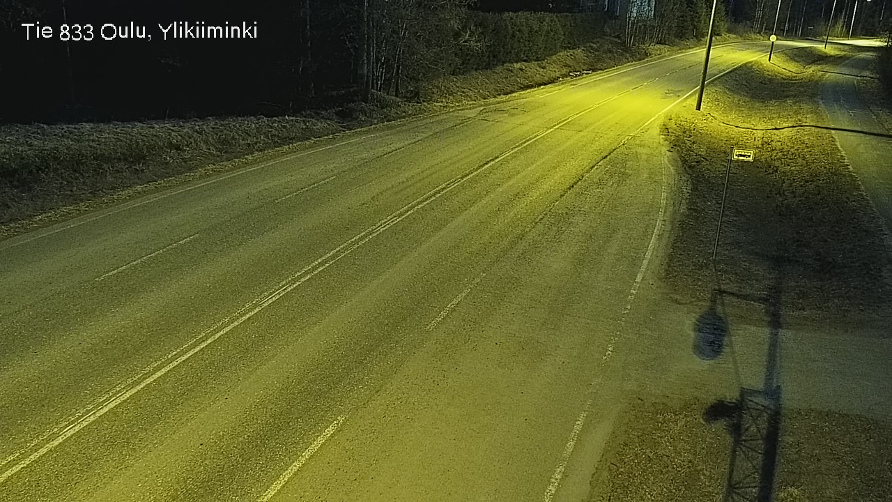Kelikamerat Kuva Tie 833 Oulu, Vesala, Oulu, Pohjois-Pohjanmaa