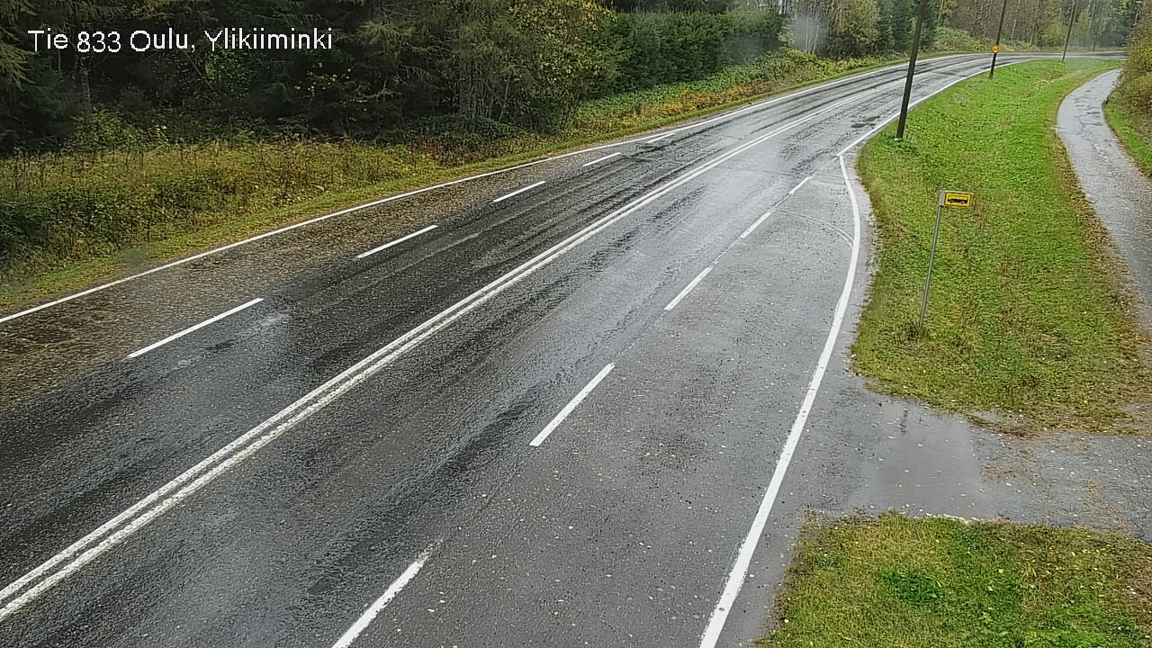 Weather Camera Image Väg  833 Oulu, Vesala, Oulu, Pohjois-Pohjanmaa