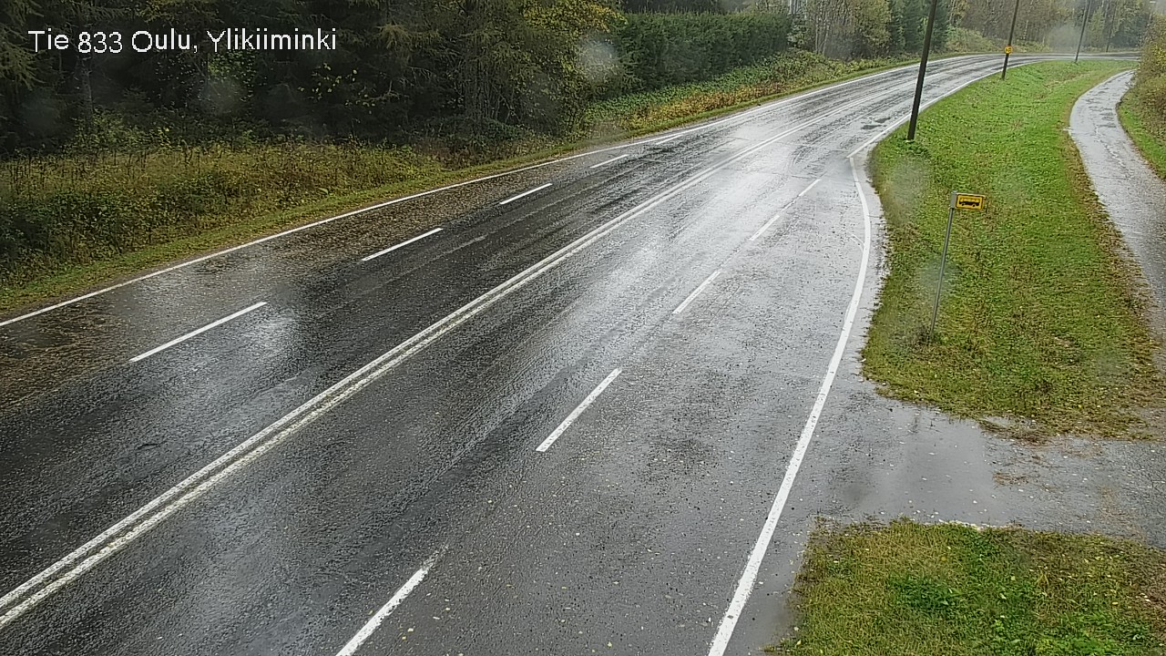 Weather Camera Image Väg  833 Oulu, Vesala, Oulu, Pohjois-Pohjanmaa
