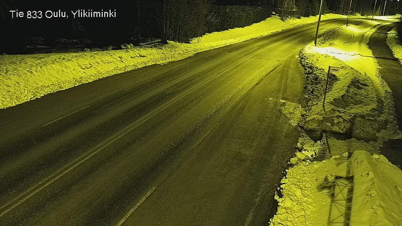 Kelikamerat Kuva Tie 833 Oulu, Vesala, Oulu, Pohjois-Pohjanmaa