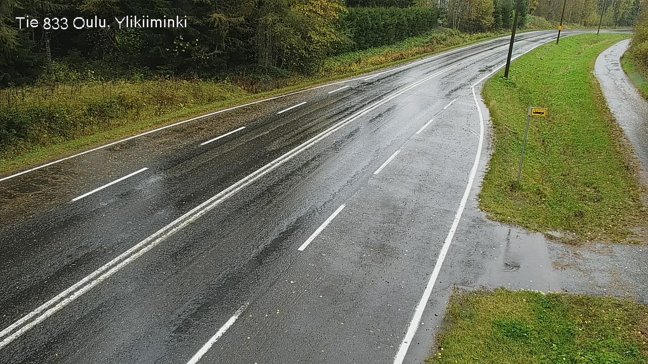 Weather Camera Image Väg  833 Oulu, Vesala, Oulu, Pohjois-Pohjanmaa
