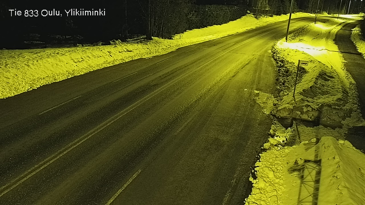 Kelikamerat Kuva Tie 833 Oulu, Vesala, Oulu, Pohjois-Pohjanmaa