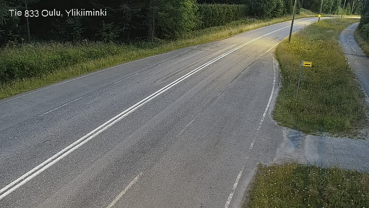 Kelikamerat Kuva Tie 833 Oulu, Vesala, Oulu, Pohjois-Pohjanmaa