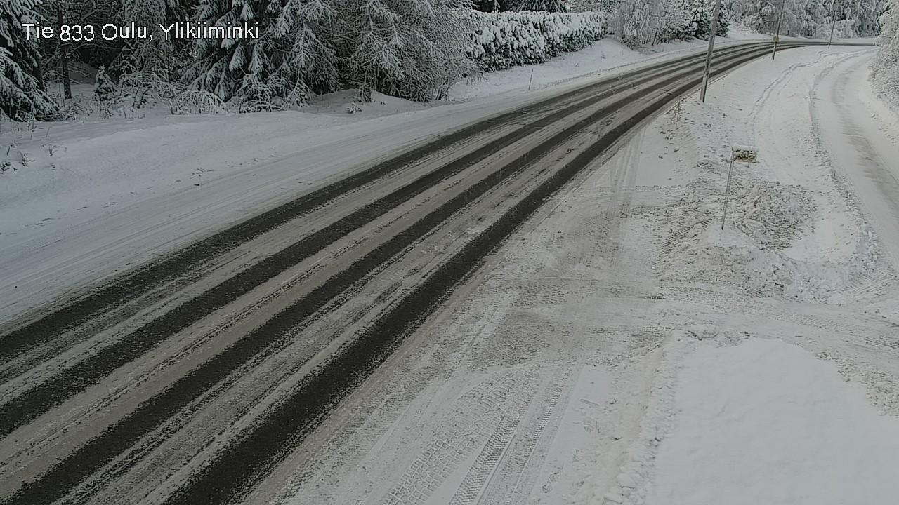 Weather Camera Image Road  833 Oulu, Vesala, Oulu, Pohjois-Pohjanmaa