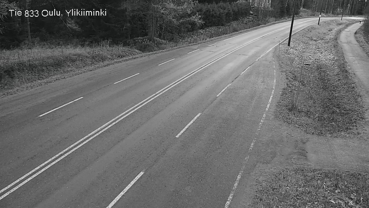 Kelikamerat Kuva Tie 833 Oulu, Vesala, Oulu, Pohjois-Pohjanmaa