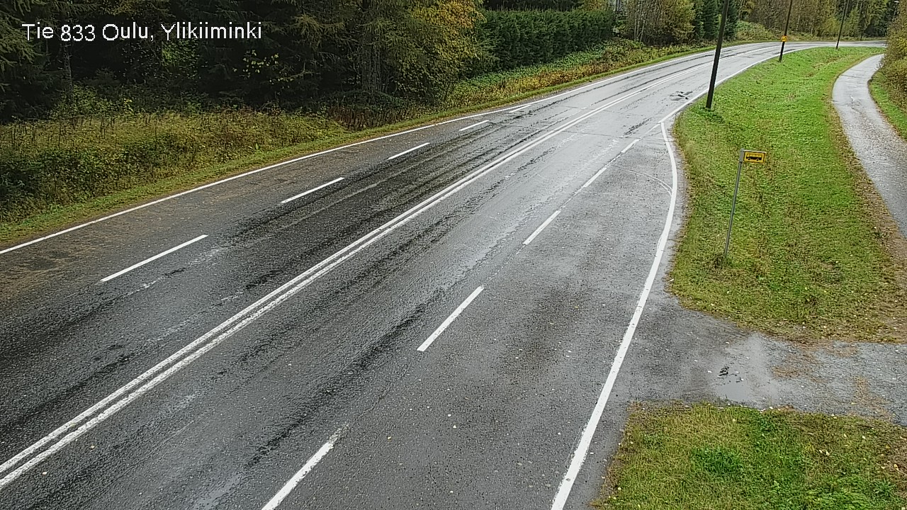 Weather Camera Image Road  833 Oulu, Vesala, Oulu, Pohjois-Pohjanmaa