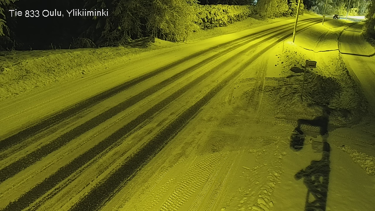 Kelikamerat Kuva Tie 833 Oulu, Vesala, Oulu, Pohjois-Pohjanmaa