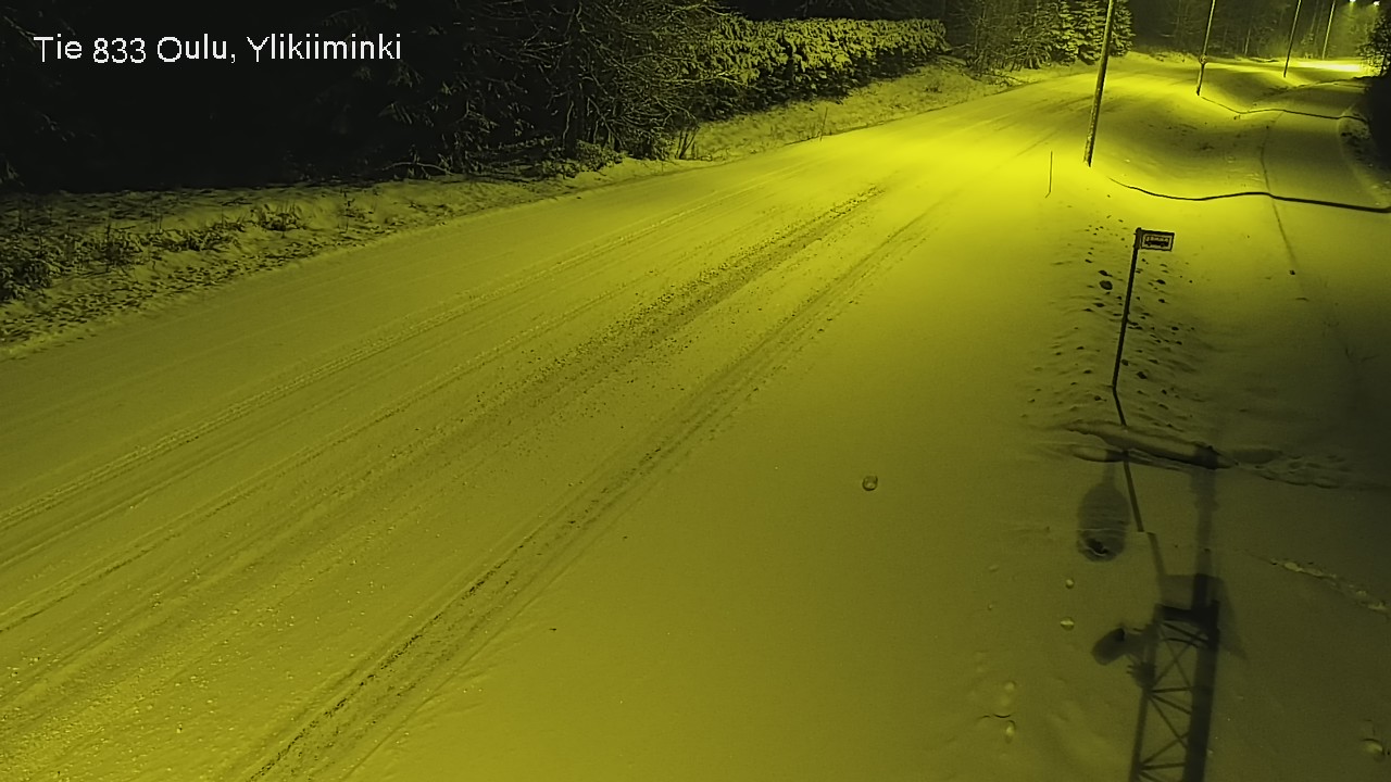 Kelikamerat Kuva Tie 833 Oulu, Vesala, Oulu, Pohjois-Pohjanmaa