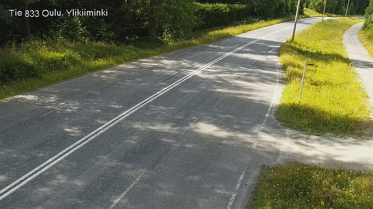 Kelikamerat Kuva Tie 833 Oulu, Vesala, Oulu, Pohjois-Pohjanmaa