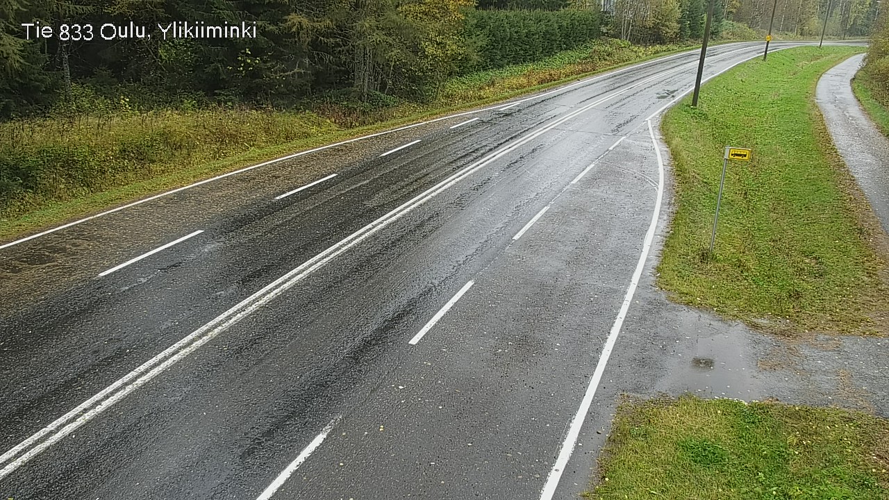 Weather Camera Image Väg  833 Oulu, Vesala, Oulu, Pohjois-Pohjanmaa