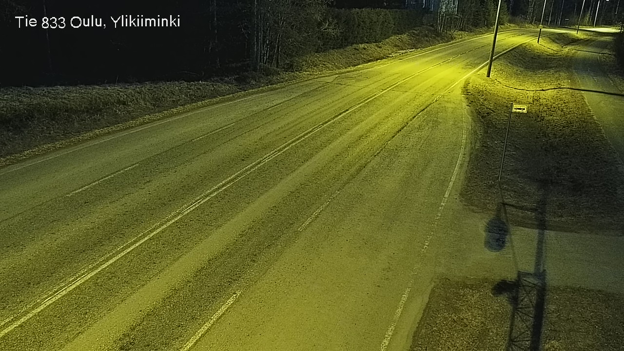 Kelikamerat Kuva Tie 833 Oulu, Vesala, Oulu, Pohjois-Pohjanmaa