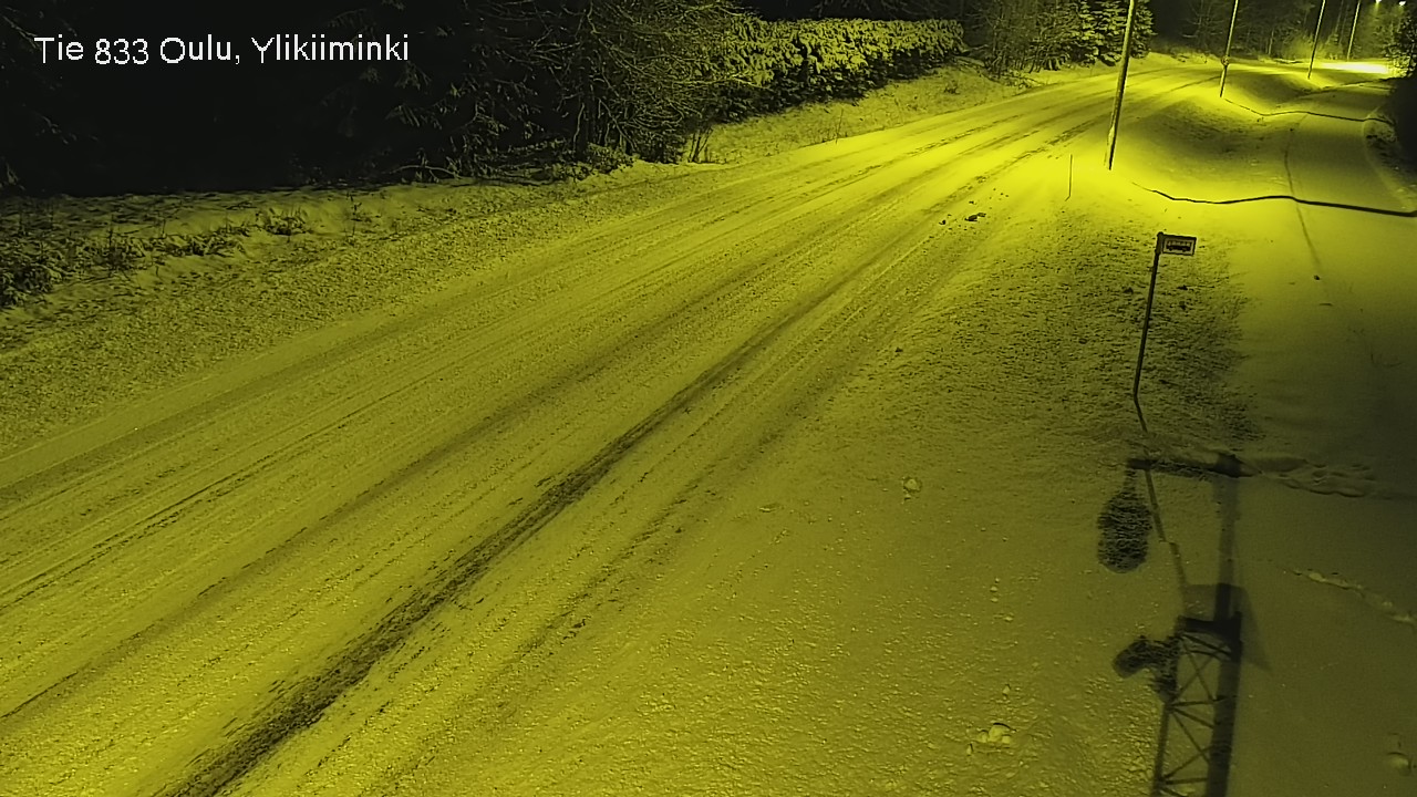 Kelikamerat Kuva Tie 833 Oulu, Vesala, Oulu, Pohjois-Pohjanmaa