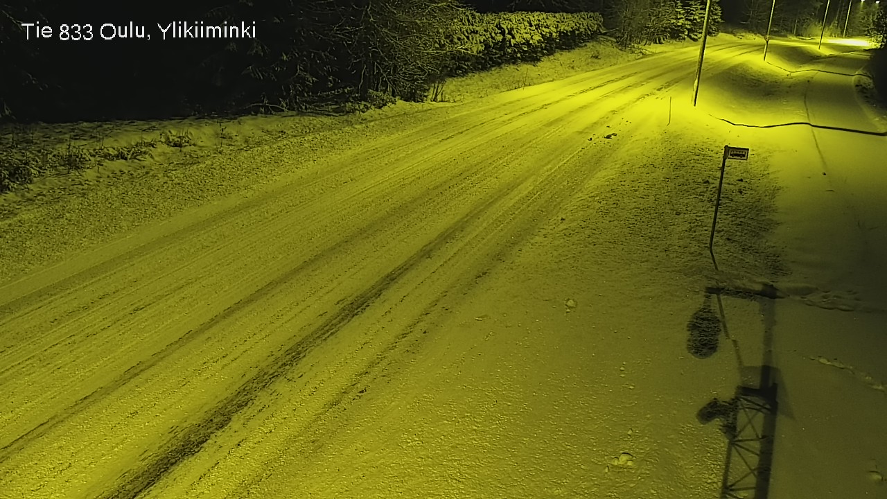 Kelikamerat Kuva Tie 833 Oulu, Vesala, Oulu, Pohjois-Pohjanmaa