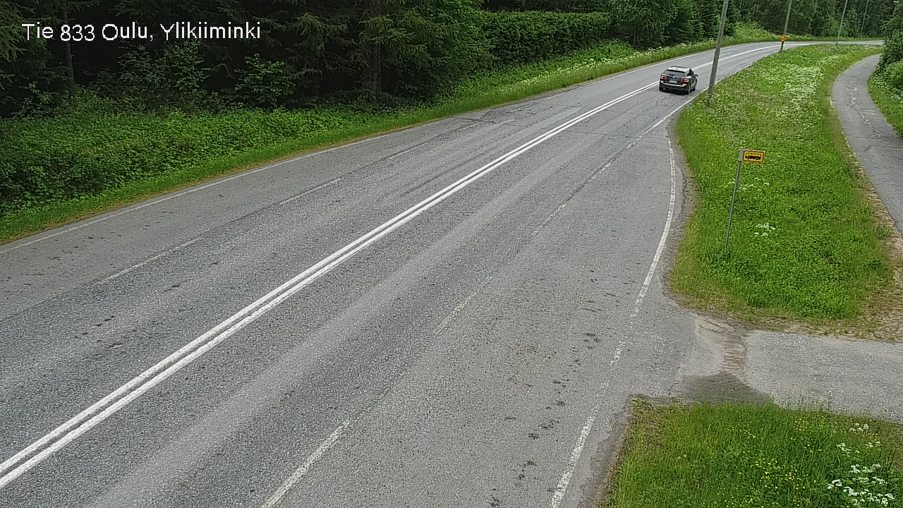 Kelikamerat Kuva Tie 833 Oulu, Vesala, Oulu, Pohjois-Pohjanmaa