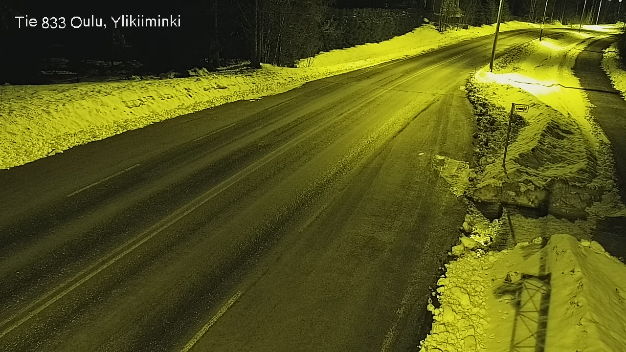 Kelikamerat Kuva Tie 833 Oulu, Vesala, Oulu, Pohjois-Pohjanmaa