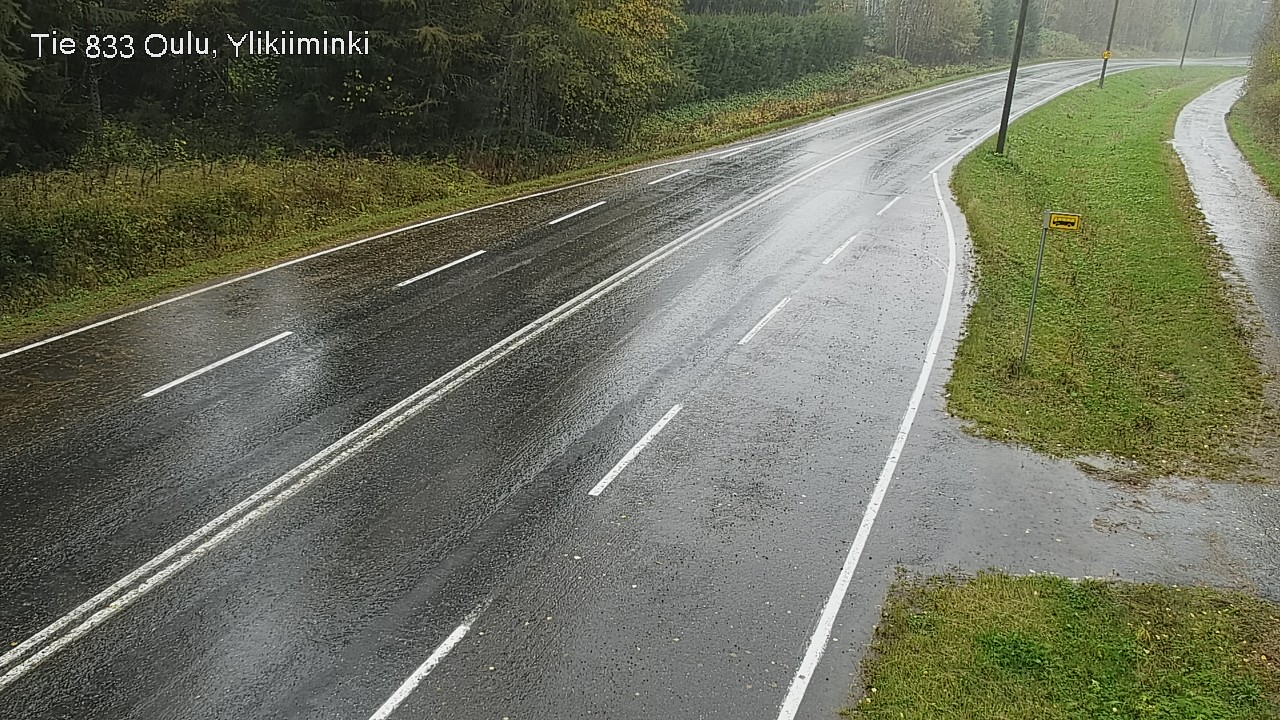 Weather Camera Image Väg  833 Oulu, Vesala, Oulu, Pohjois-Pohjanmaa