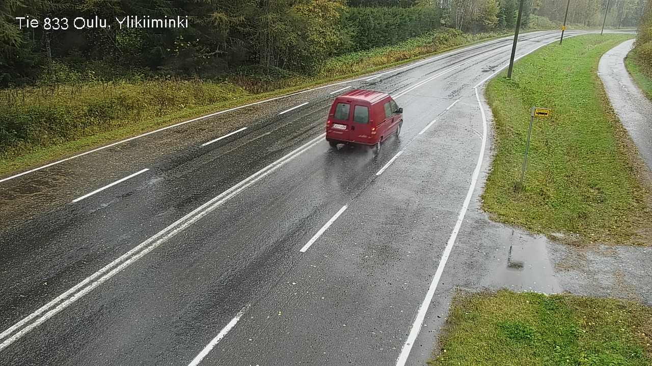Weather Camera Image Väg  833 Oulu, Vesala, Oulu, Pohjois-Pohjanmaa