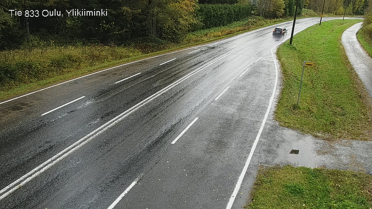 Weather Camera Image Road  833 Oulu, Vesala, Oulu, Pohjois-Pohjanmaa