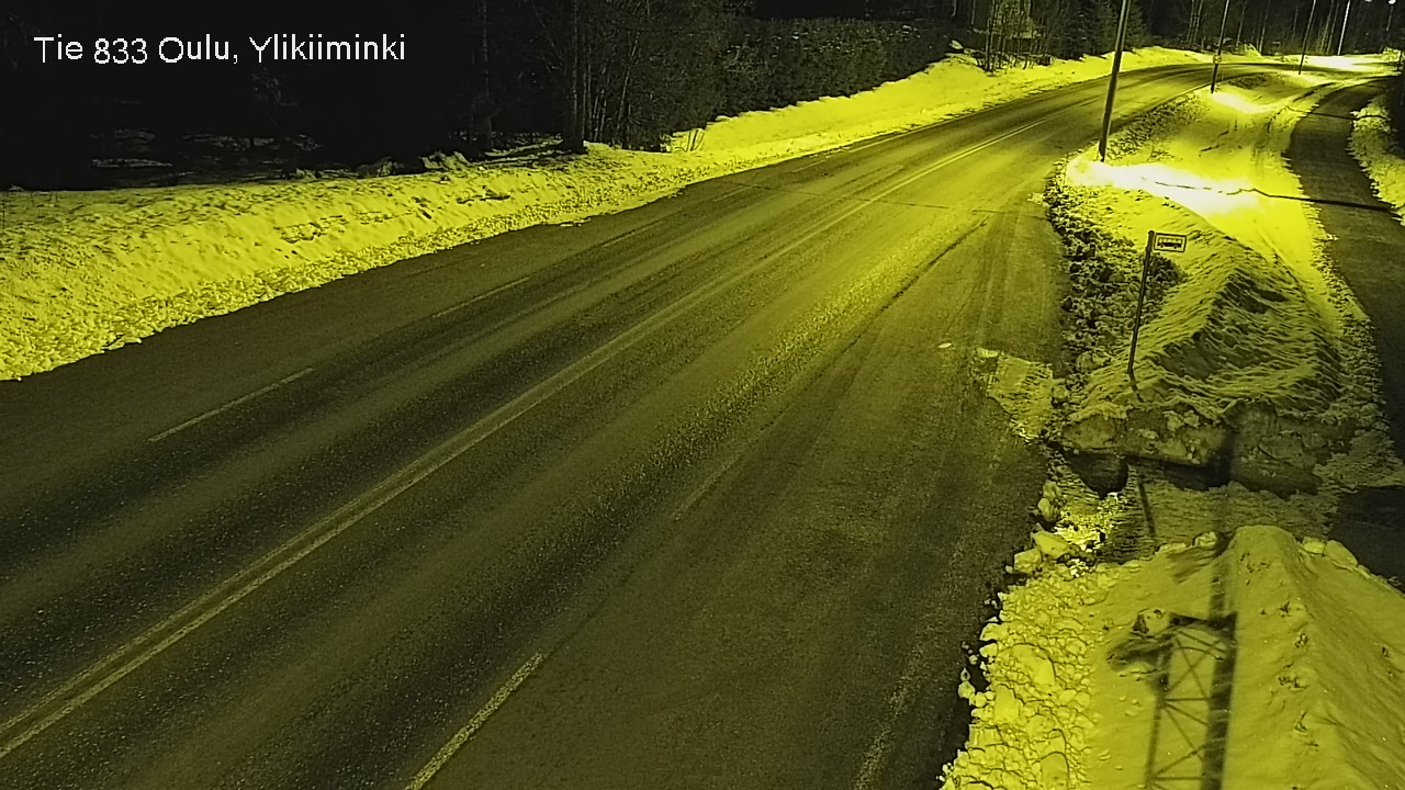 Kelikamerat Kuva Tie 833 Oulu, Vesala, Oulu, Pohjois-Pohjanmaa