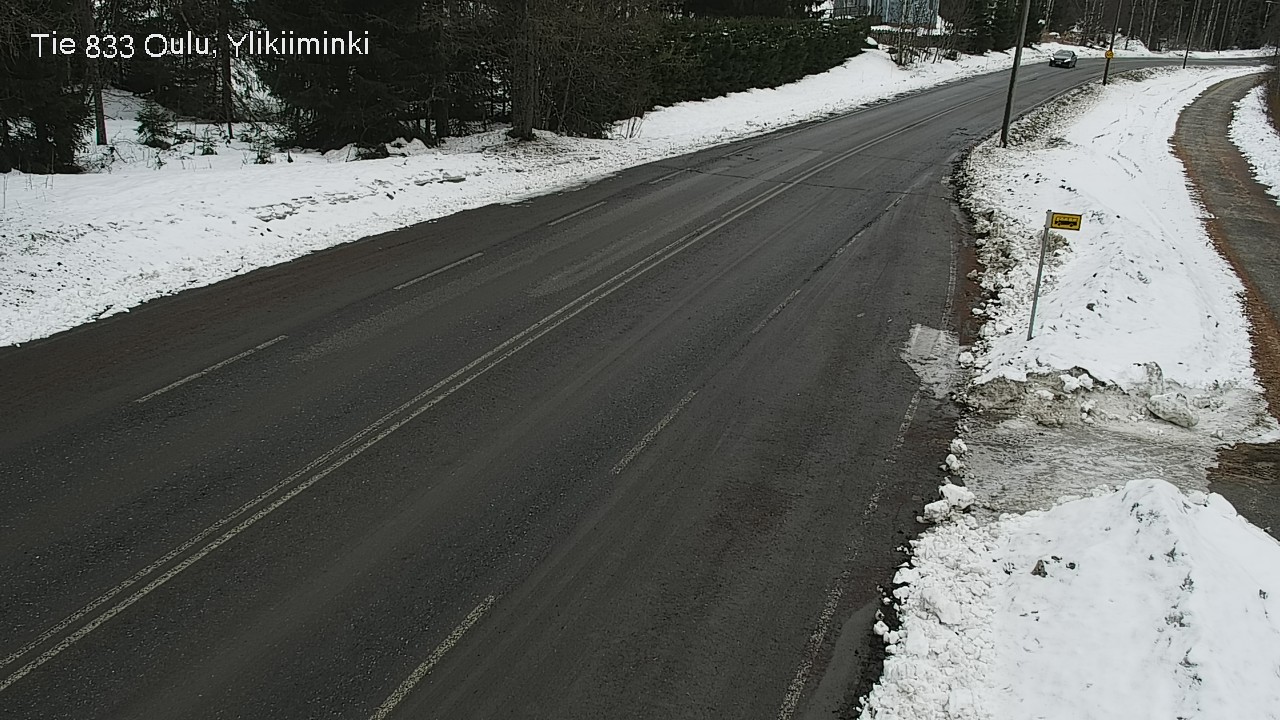 Weather Camera Image Road  833 Oulu, Vesala, Oulu, Pohjois-Pohjanmaa