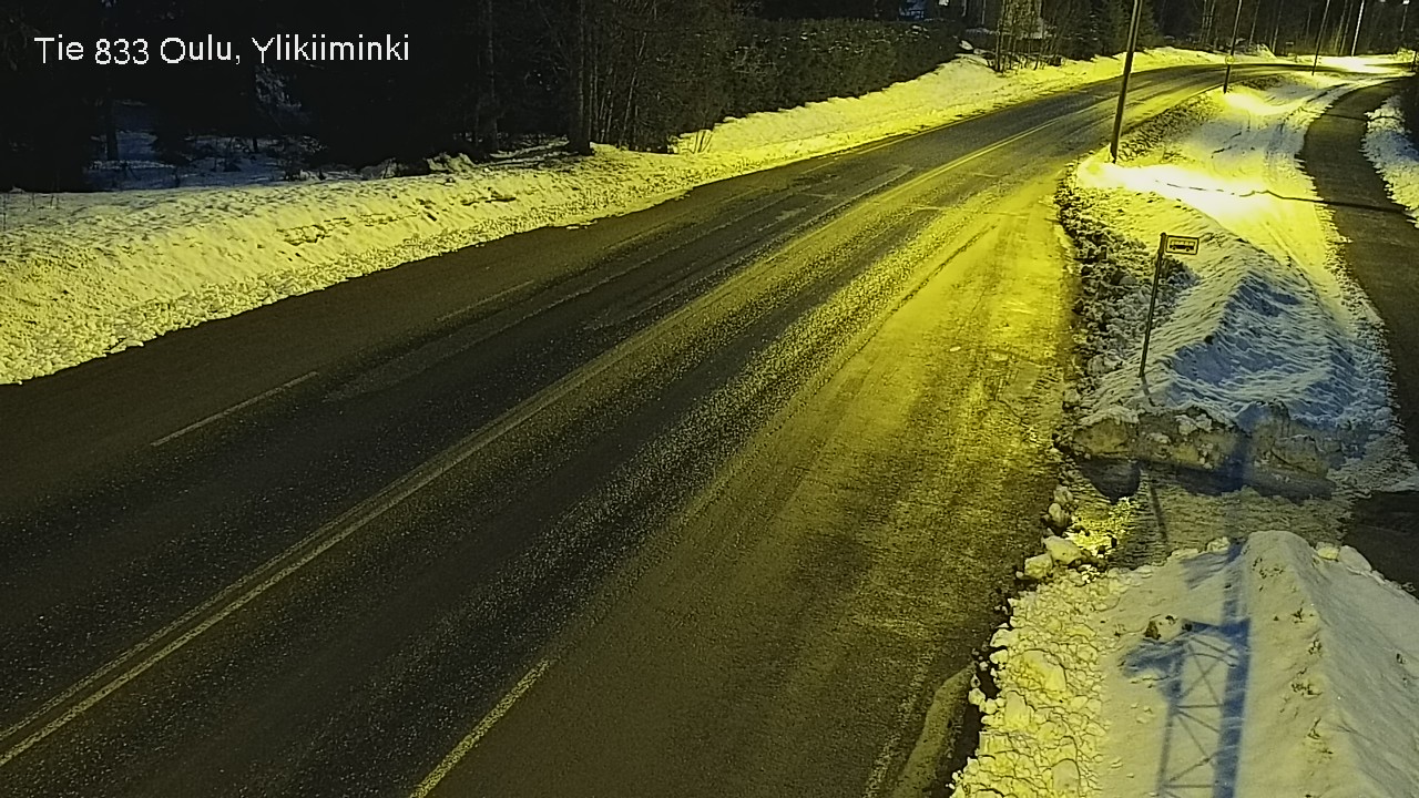 Kelikamerat Kuva Tie 833 Oulu, Vesala, Oulu, Pohjois-Pohjanmaa