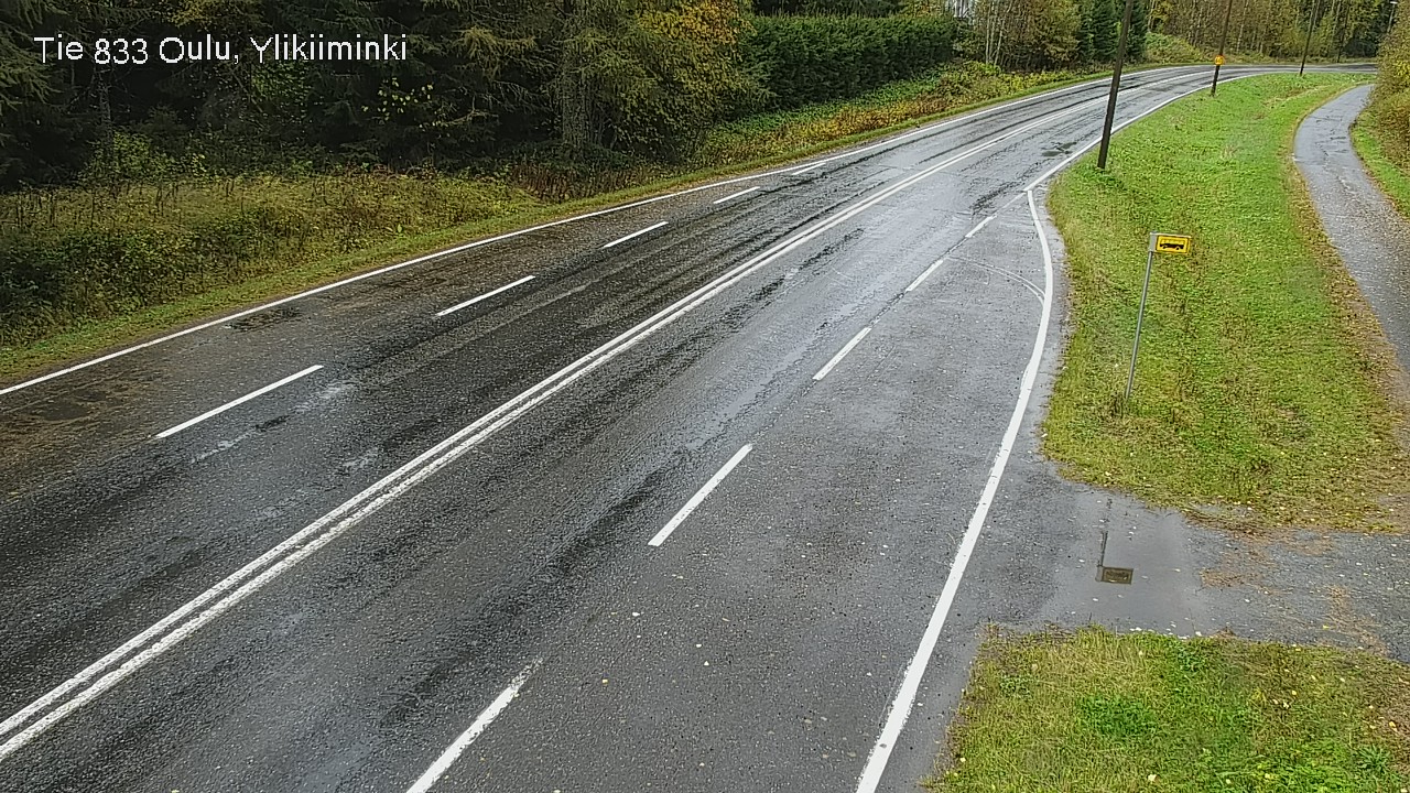 Weather Camera Image Road  833 Oulu, Vesala, Oulu, Pohjois-Pohjanmaa