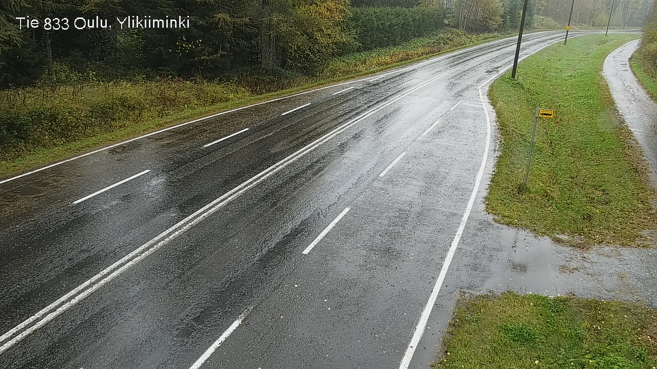 Weather Camera Image Road  833 Oulu, Vesala, Oulu, Pohjois-Pohjanmaa