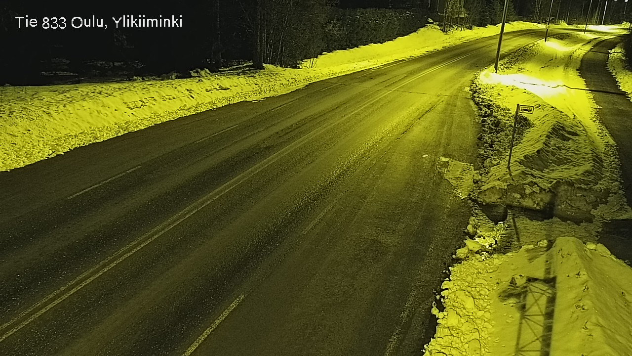 Kelikamerat Kuva Tie 833 Oulu, Vesala, Oulu, Pohjois-Pohjanmaa