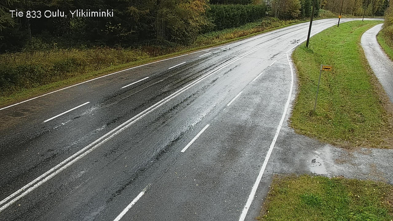 Weather Camera Image Road  833 Oulu, Vesala, Oulu, Pohjois-Pohjanmaa