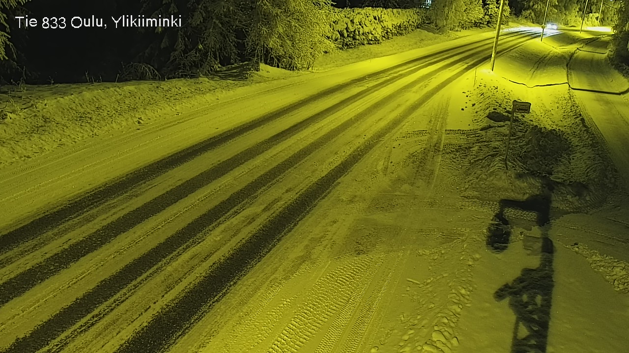Kelikamerat Kuva Tie 833 Oulu, Vesala, Oulu, Pohjois-Pohjanmaa