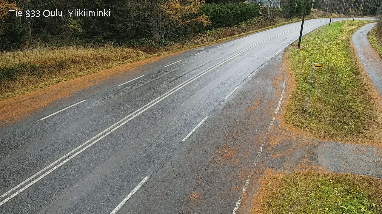 Weather Camera Image Road  833 Oulu, Vesala, Oulu, Pohjois-Pohjanmaa