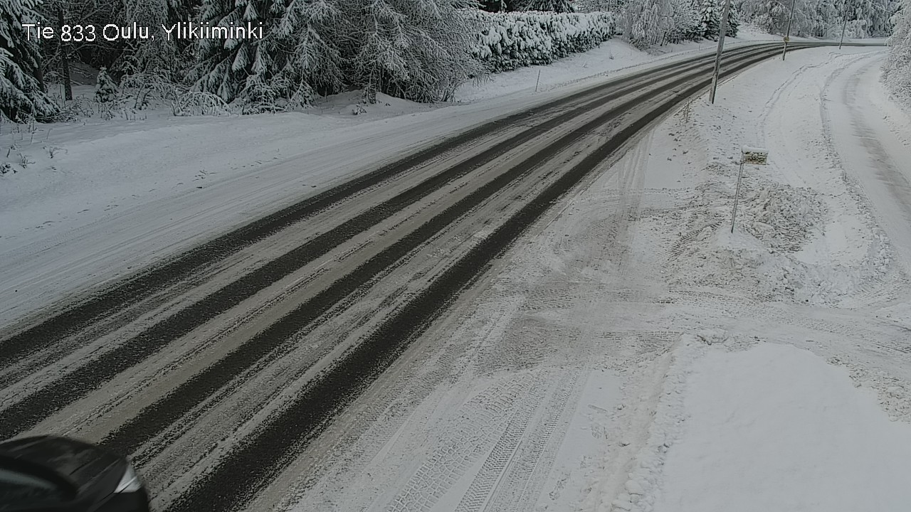 Weather Camera Image Road  833 Oulu, Vesala, Oulu, Pohjois-Pohjanmaa