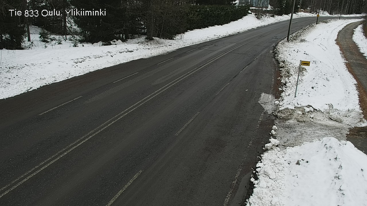 Weather Camera Image Road  833 Oulu, Vesala, Oulu, Pohjois-Pohjanmaa