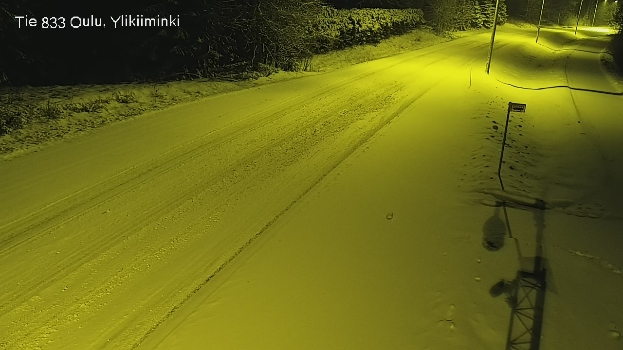 Kelikamerat Kuva Tie 833 Oulu, Vesala, Oulu, Pohjois-Pohjanmaa