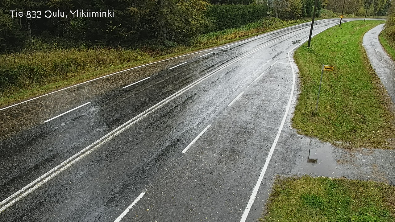 Weather Camera Image Väg  833 Oulu, Vesala, Oulu, Pohjois-Pohjanmaa
