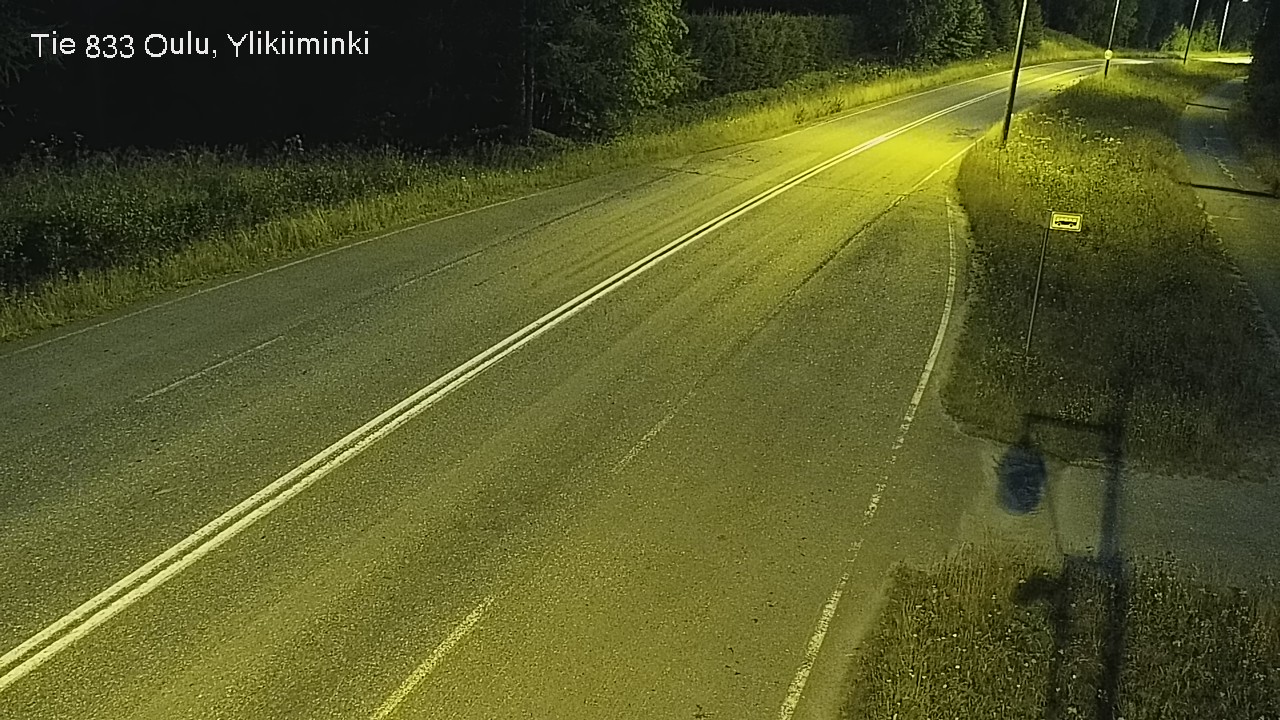Kelikamerat Kuva Tie 833 Oulu, Vesala, Oulu, Pohjois-Pohjanmaa