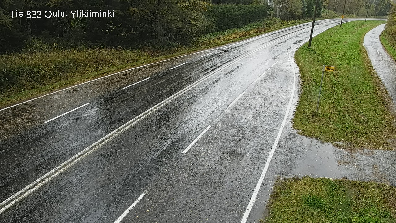 Weather Camera Image Väg  833 Oulu, Vesala, Oulu, Pohjois-Pohjanmaa