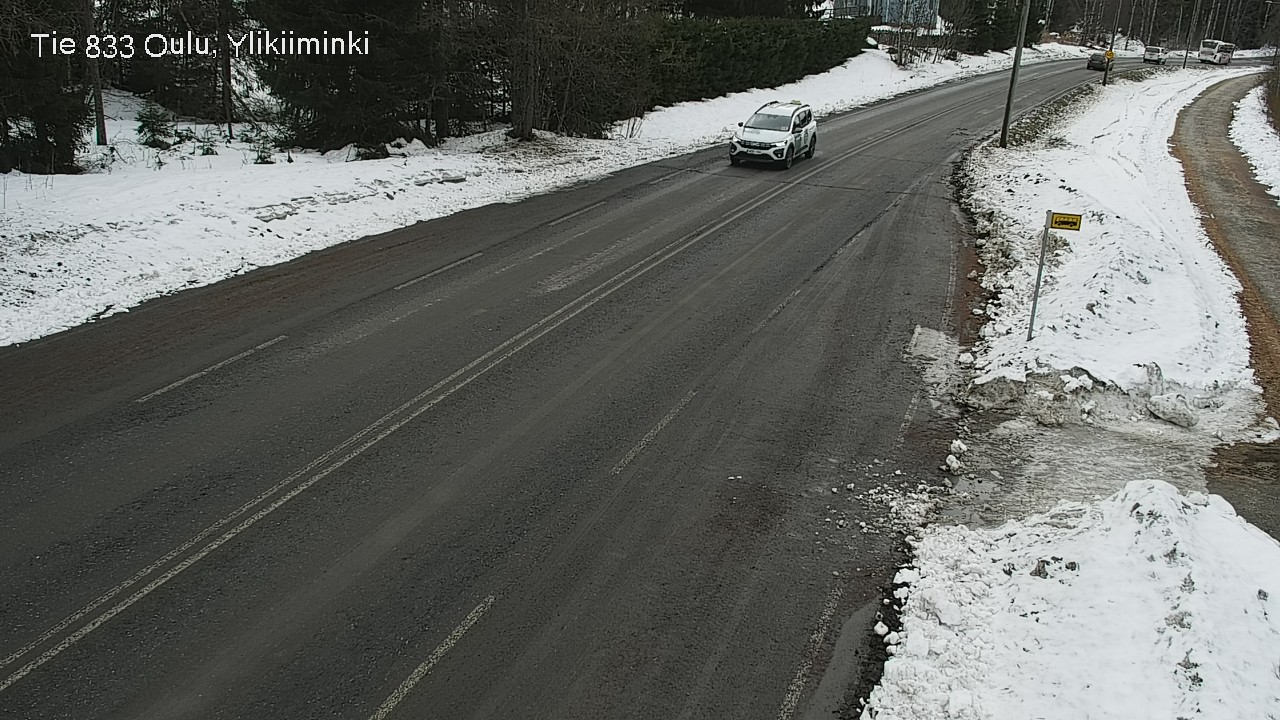 Weather Camera Image Road  833 Oulu, Vesala, Oulu, Pohjois-Pohjanmaa