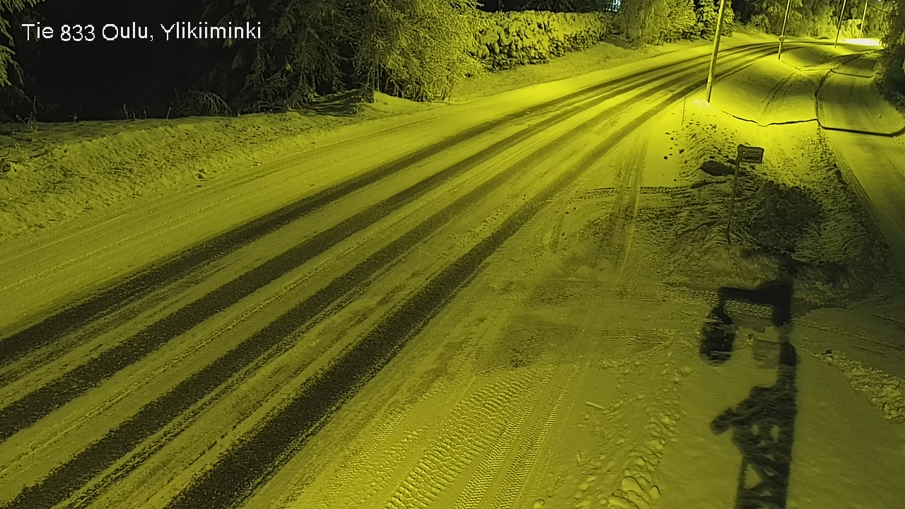 Kelikamerat Kuva Tie 833 Oulu, Vesala, Oulu, Pohjois-Pohjanmaa