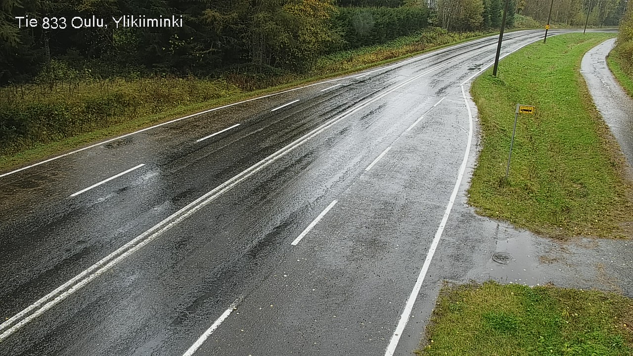 Weather Camera Image Road  833 Oulu, Vesala, Oulu, Pohjois-Pohjanmaa