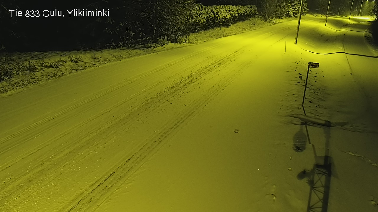 Kelikamerat Kuva Tie 833 Oulu, Vesala, Oulu, Pohjois-Pohjanmaa