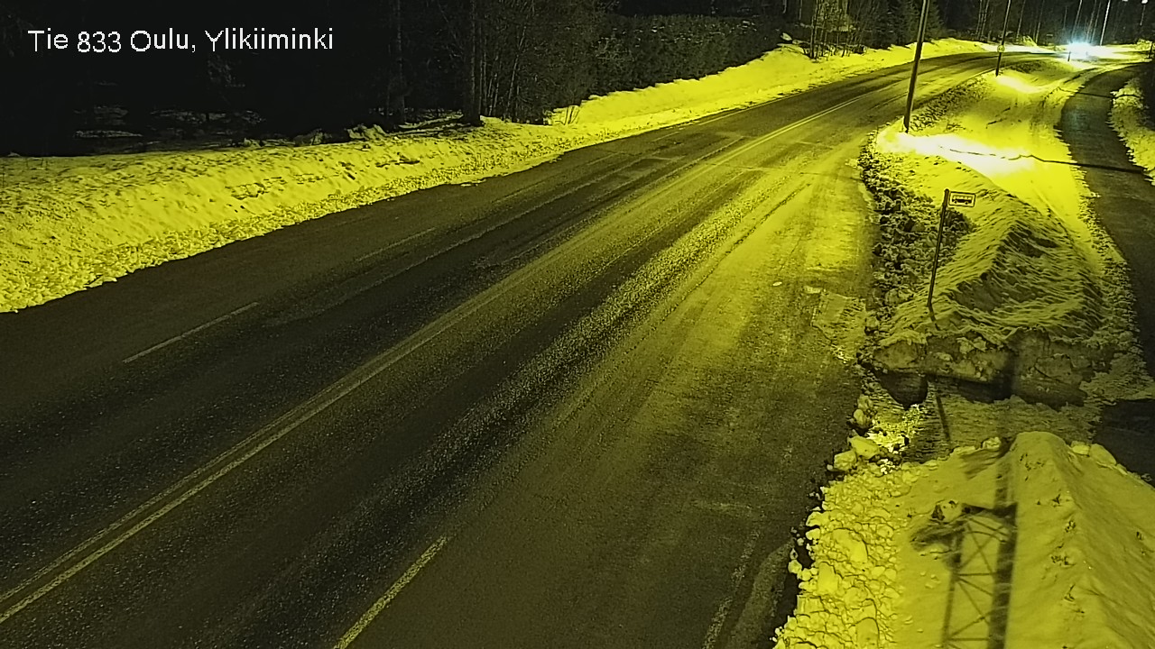 Kelikamerat Kuva Tie 833 Oulu, Vesala, Oulu, Pohjois-Pohjanmaa