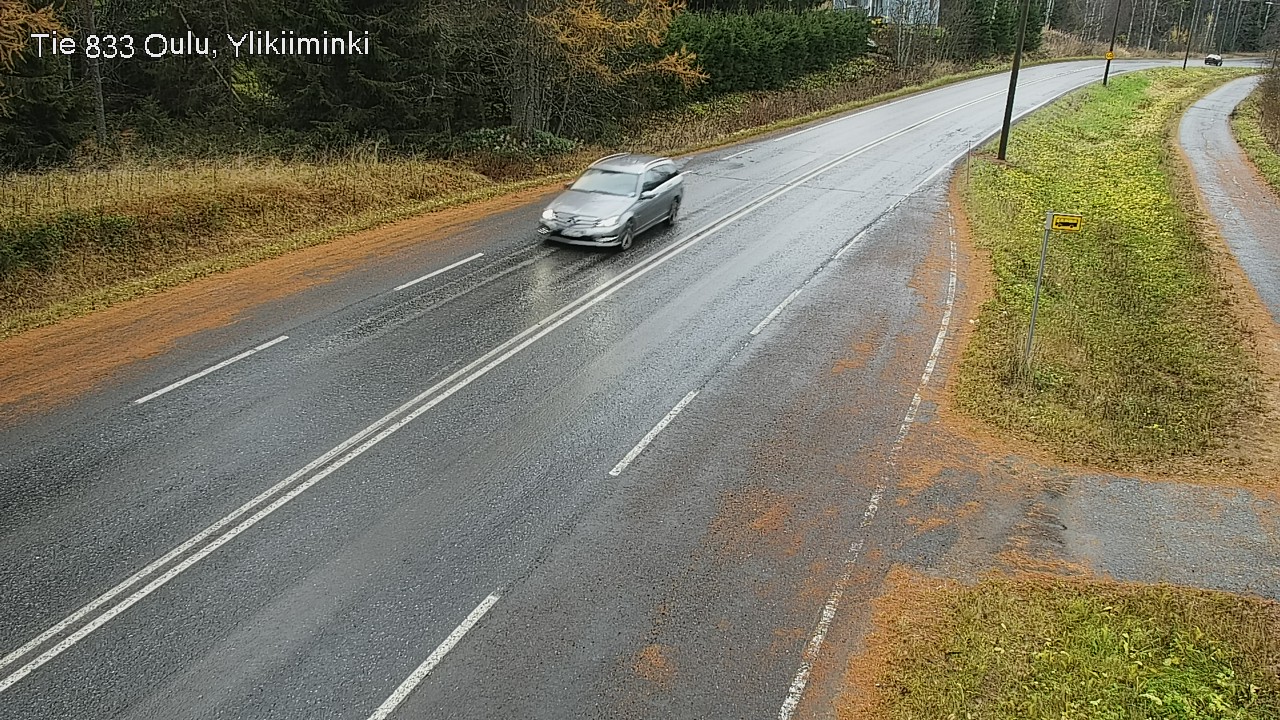 Weather Camera Image Väg  833 Oulu, Vesala, Oulu, Pohjois-Pohjanmaa